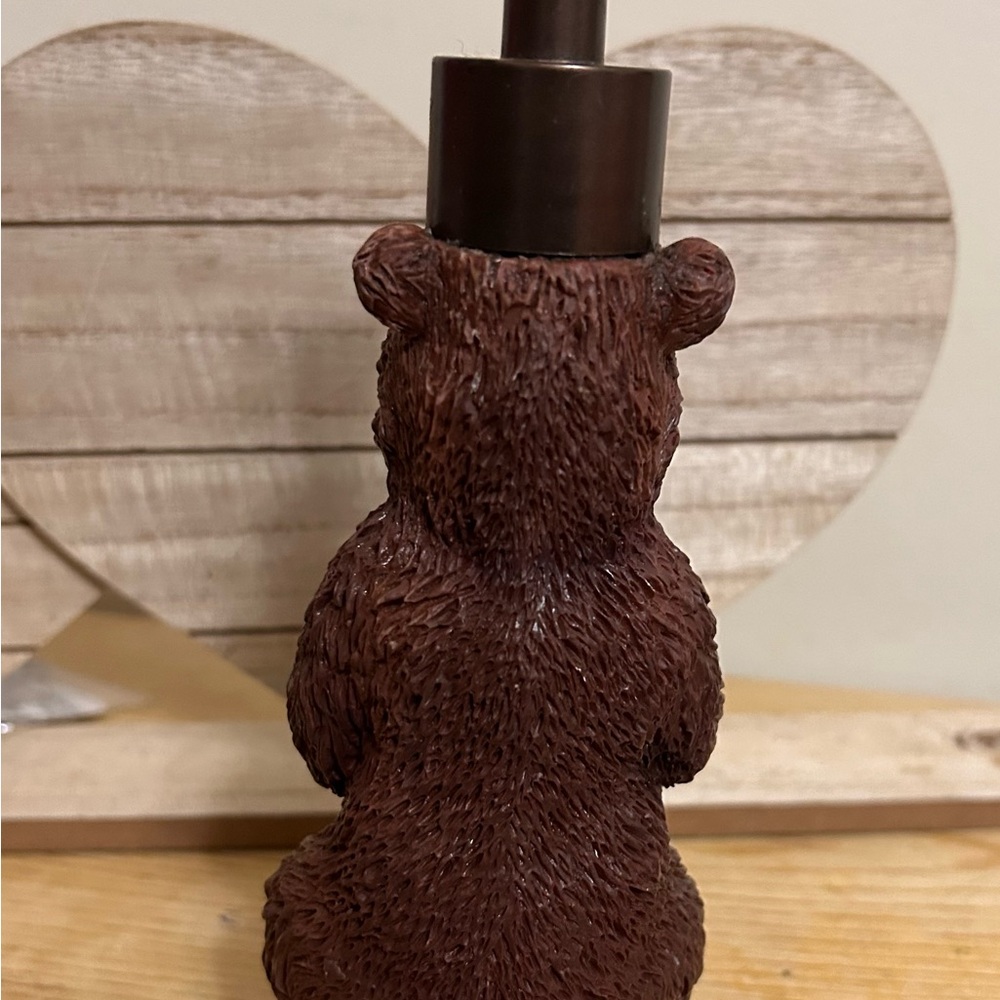 Bear Shaped Soap Dispenser - Brown - Picture 3 of 8